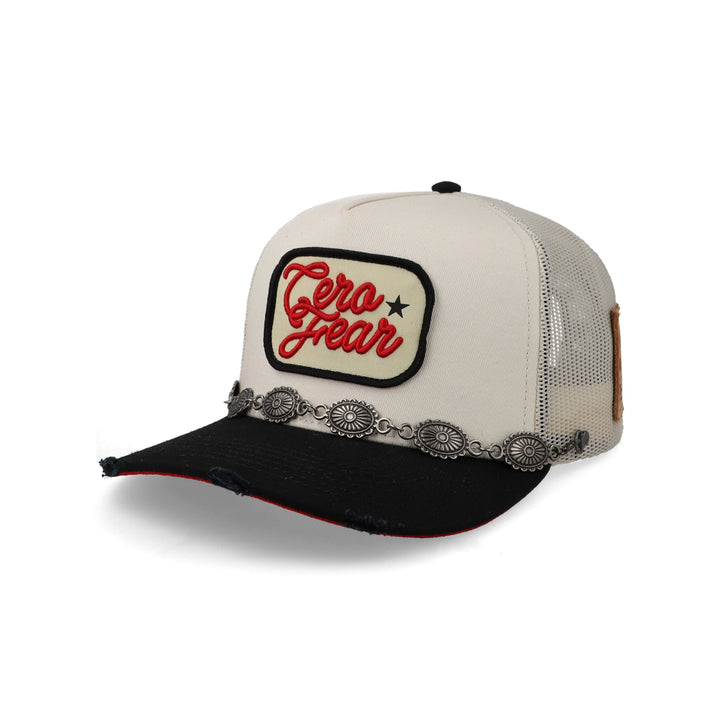 Gorra Cara Blanca Cero Fear Blanca Domino