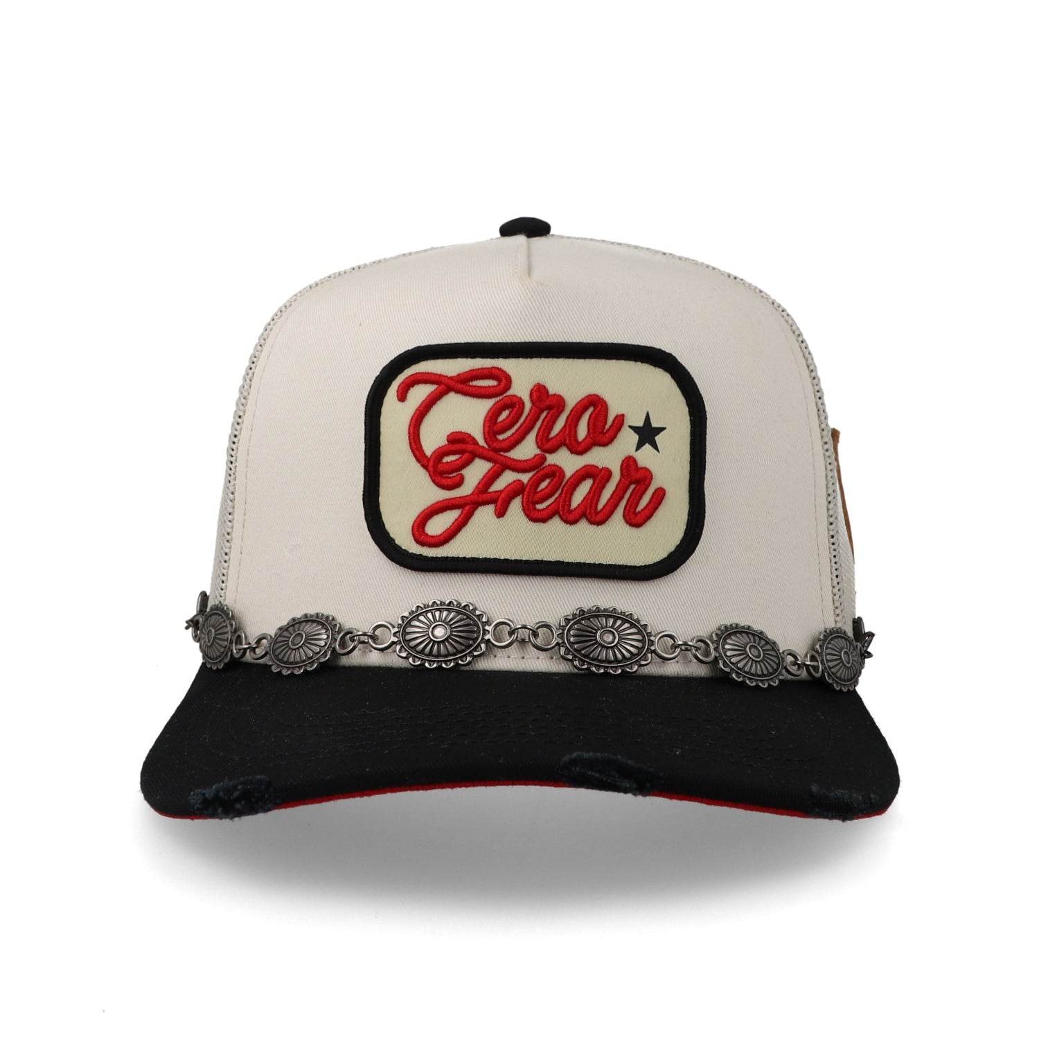 Gorra Cara Blanca Cero Fear Blanca Domino
