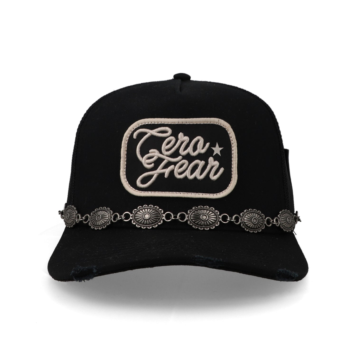 Gorra Cara Blanca Cero Fear Pure Black