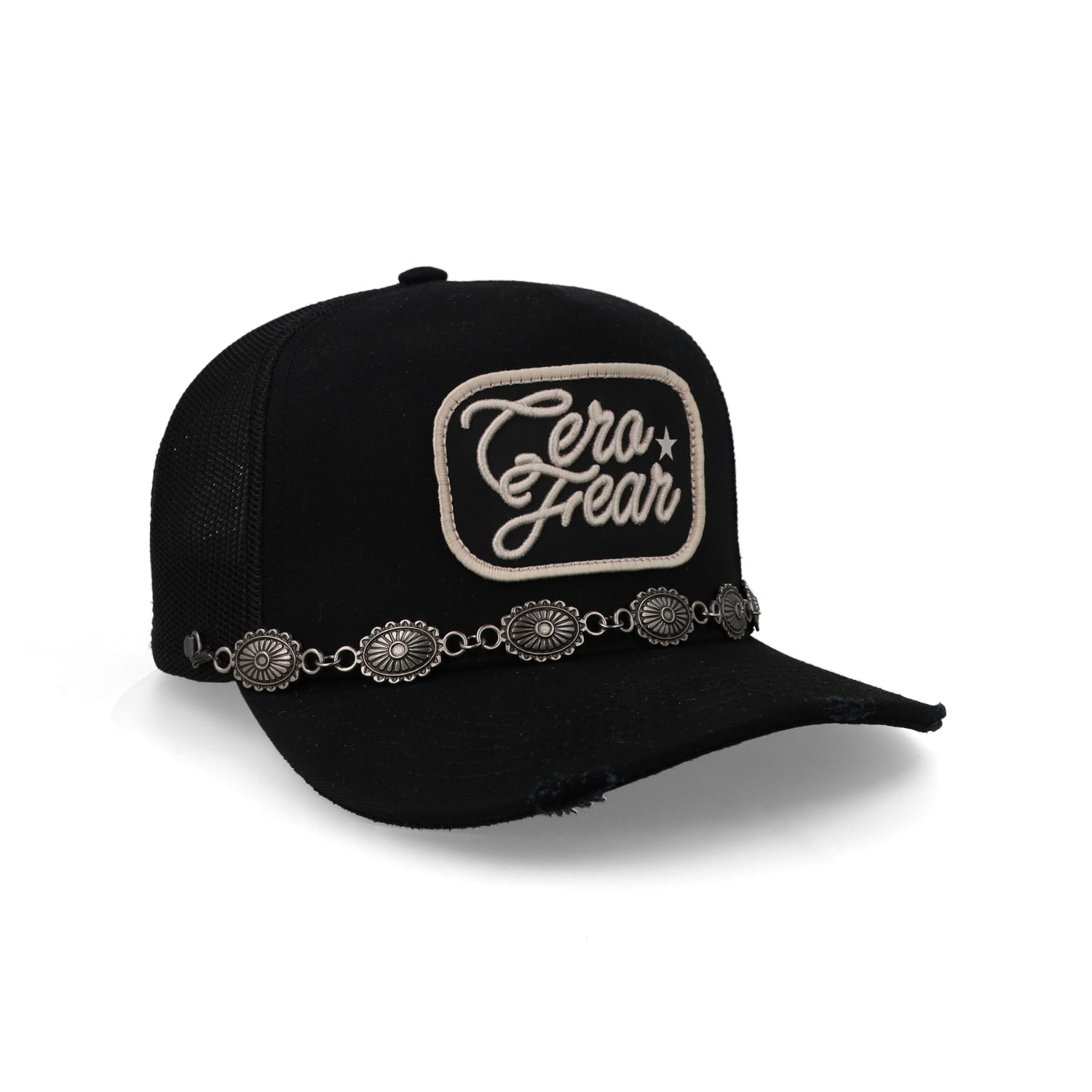Gorra Cara Blanca Cero Fear Pure Black