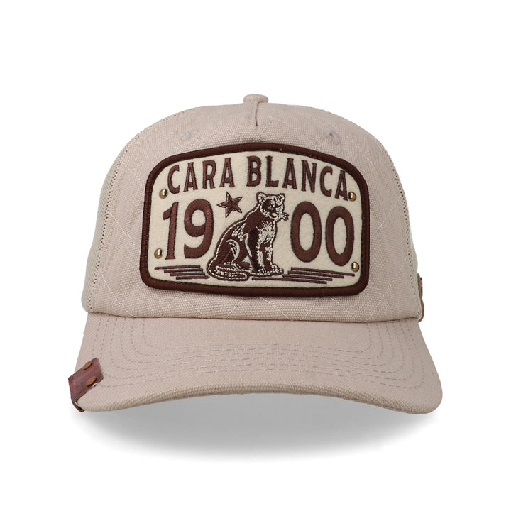 Gorra Cara Blanca Cattleman Puma Beige