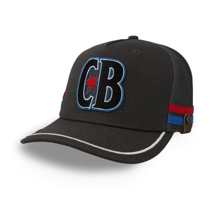 Gorra Cara Blanca Double Line Hereford Gris